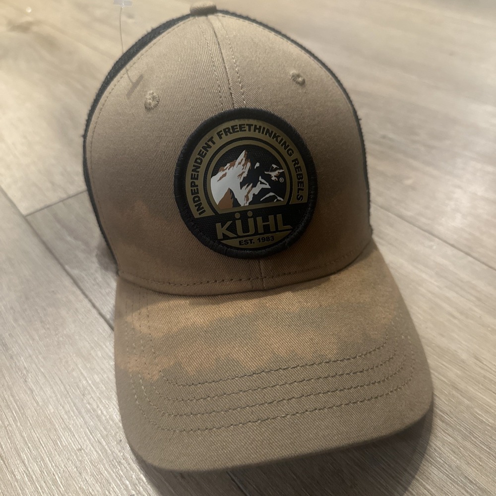 Independent Freethinking Rebels Kuhl Trucker Hat Brown OS Adjustable Mesh Back‎